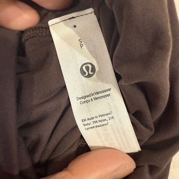 Lululemon Wundermost Ultra-Soft Nulu Turtleneck Bodysuit Sz S Espresso NWT $88 - Picture 6 of 16
